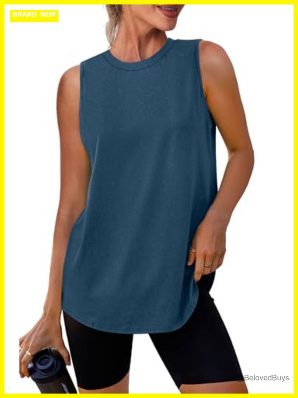 Womens Workout Tank Top Sleeveless Loose Fit Athletic Running Yoga